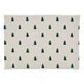 Saro Lifestyle SARO 502.I1420B Holiday Placemats with Christmas Tree Design - Set of 4 502.I1420B